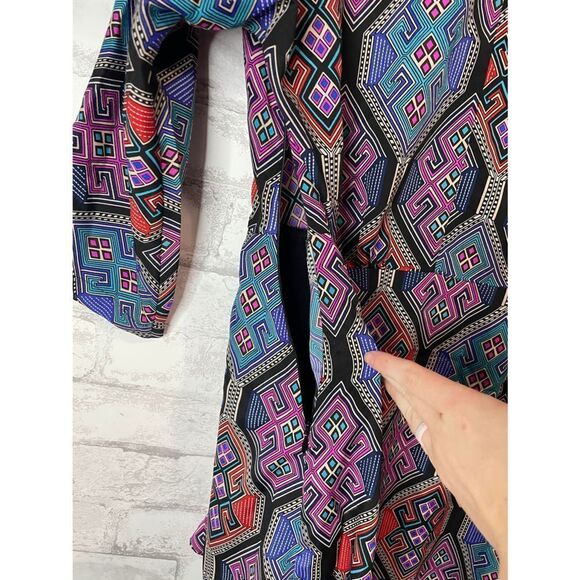 Mara Hoffman Kilim Above Knee Dress Geo Style VTG - Picture 4 of 7